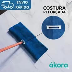 Pano de Chão Microfibra Com Furo 50x80cm Ákora Para Rodo Pano Mágico Original
