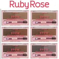 Paleta Duo de Sombras Para Sobrancelhas Brow Perfection Ruby Rose- ESCOLHA SUA COR