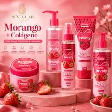 Kit frutinhas Lovely MORANGO/COLAGENO 5 itens