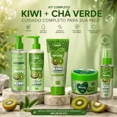 Kit frutinhas Lovely KIWI/CHÁ VERDE 5 itens
