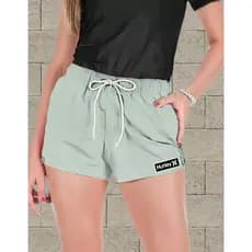 Shorts Academia Feminino Fitness Tactel Treino Caminhada HL