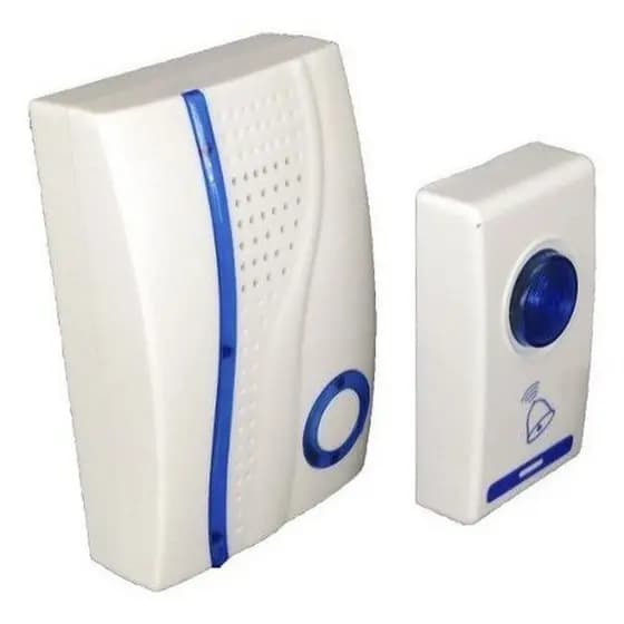 Kit C/3 Campainha Residencial  Multi Toques Sem Fio