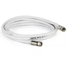 20 metros de Cabo de Antena Coaxial RG6 Para TV Digital, TV paga, TV a cabo e TV fechada.