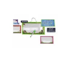 LOUSA ESCOLINHA INFANTIL  EDUCATIVA MÉDIA-QUADRO BRANCO COM CANETA-APAGADOR
