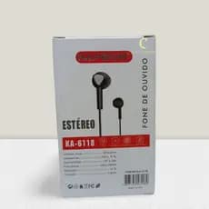 Fone de ouvido KAPBOM - Stéreo - Plug P2.