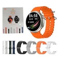Relógio Smartwatch Gt10 Bluetooth Chamadas 8 Pulseiras TELA GRANDE 1.52 polegadas