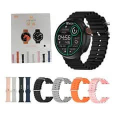 Relógio Smartwatch Gt10 Bluetooth Chamadas 8 Pulseiras