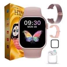 Relógio Smartwatch Hw68 Mini Série 8 41mm 2 Pulseiras + FONE SEM FIO