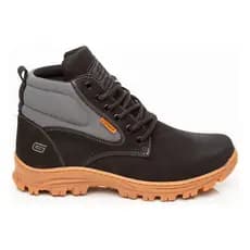 Bota Com Bico de Composite Com CA Gogowear De Segurança De Epi Macia Botina Para Obra
