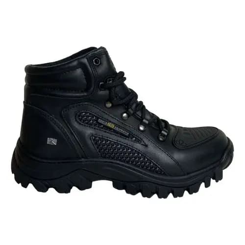 Bota Impermeavel  Com Bico De Pvc De Segurança De Epi Botina Com CA E Protetor Para Moto