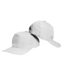 KIT 5 Boné branco para sublimação Microfibra liso AMERICANO açougue/bar/mercado
