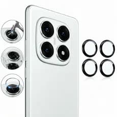 Kit 4 Peliculas Lente Câmera Redmi Note 15 4G 5G Vidro Temperado Aro Preto Alta Proteção E Transparência