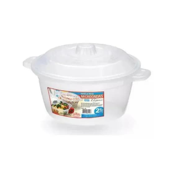 Panela Para Microondas Elegance 2,6 Litros Nitron Cozimento