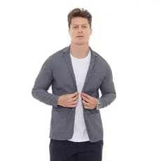 Blazer Básico Masculino Slim Roupa Esporte Fino Alfaiataria