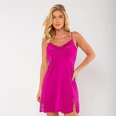 Camisola Renda Moda Noite Roupa Dormir Sensual Conforto