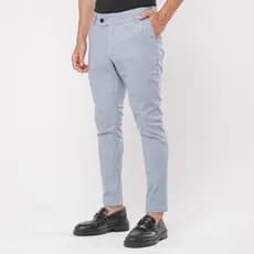 Calça Masculina Slim Social Cropped Alfaiataria Esporte Fino
