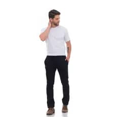 Calça Masculina  Sarja Social Plus Size Preta Branca Homem