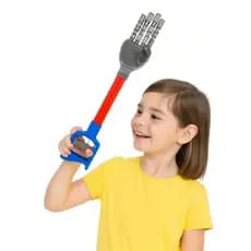 Garra Mão Robótica Braço Dedos Biônico Brinquedo Criança