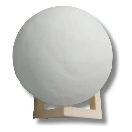Lua Abajur Iluminaria Com Brilho Lindo Decorativo Pequeno Unica Claro