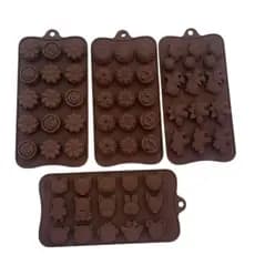 Molde de Silicone Chocolate Bombom Doces Sabonetes Resina Forma Silicone modelos diversos