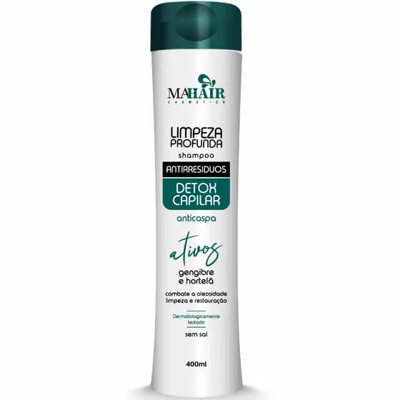 Shampoo Anti-caspa Antirresíduos Mahair Limpa e Restaura Promoção!