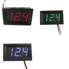 Voltímetro Digital Industrial Led 110/220v Ac Painel Energia