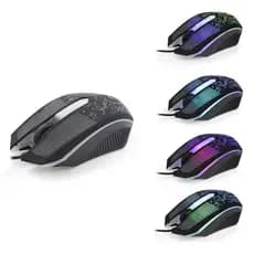 Mouse game 3D para jogos com fio 3 botões programáveis 800dpi GAMER 3D MOX MO-ME105