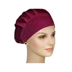 touca  cirúrgica branca para enfermagem ou cozinha,com elástico na parte de trás. veste de 0 a blake.