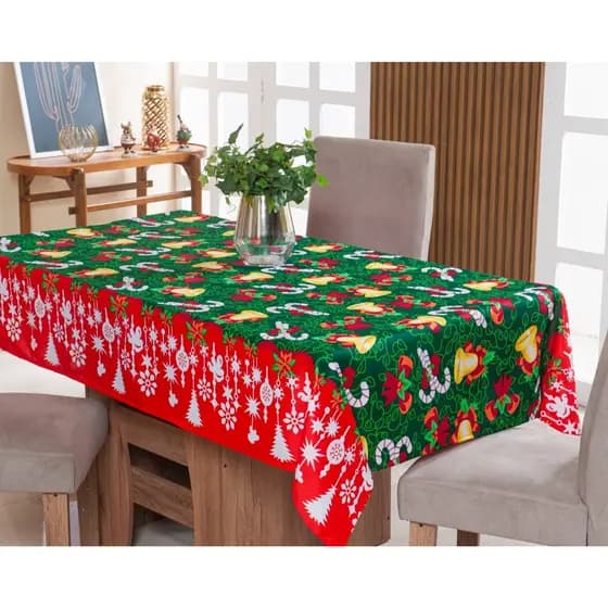 Toalha de mesa 6 Lugares de Natal/Papai Noel