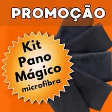 Pano Mágico Preto Multiuso Microfibra Felpudo Limpeza Automotivo