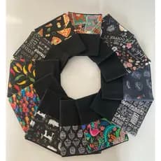 Kit Pano mágico de Prato Preto barradinho Microfibra guardanapo louça cozinha