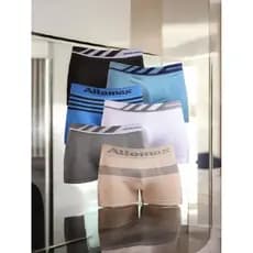 Kit 5 Leve 6 Unidades Cuecas Box Boxer Altomax sem Costura