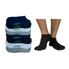Kit Meia Soquete cano curto 6 pares Masculino / Feminino