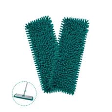 Refil Microfibra Chenile Tira Pó Para Mop Plano C/2 Original Flash Limp