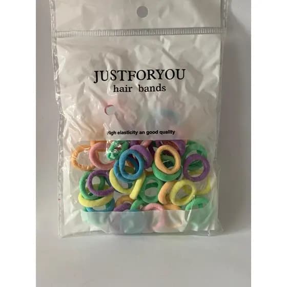 Kit 50 Mini Xuxinhas De Cabelo (hair bands)