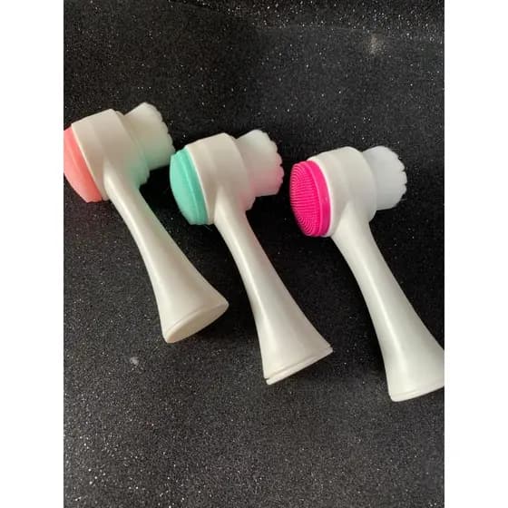 Escova de Silicone Facial 2 em 1