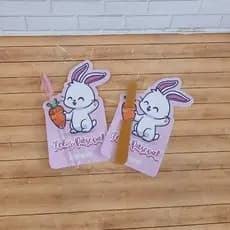Kit 30 ou 50 Tags de Páscoa com Lixa ou Escovinha | Mimo para Clientes