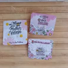 Tag Dia das Mulheres com Brinco de Pérola – Lembrancinha para Clientes | Kit 50 Pares