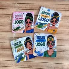 50 Pares Brincos Pérola  Brasil com Tag Personalizada Mimo para Clientes