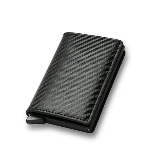 Carteira mini para cartão de crédito proteção para cartão de aproximação