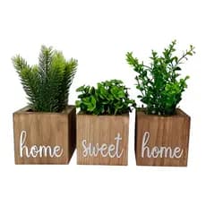 Vaso Planta Artificial Objetos De Decoração Sala Enfeite