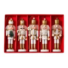 Kit 5 Soldadinho Quebra Nozes SOLDADO ENFEITE Natalino Decoração NATAL 12cm