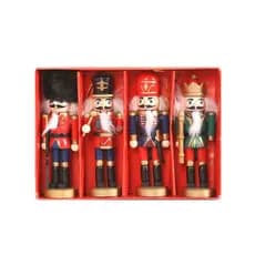 Kit 4 Soldadinho Quebra Nozes ENFEITE Natalino Decoração SOLDADO NATAL 12cm
