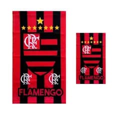 Kit com/2 Toalhas Flamengo Mengão Rubro Negro Confira