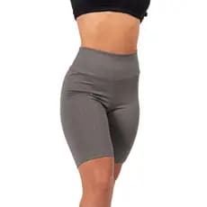 Shorts Ciclista Legging Feminino Cintura Alta Suplex Academia Corrida