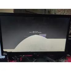 Monitor LCD tela plana LG Flatron 20m37aa-b Ligando tela quebrada (leia)