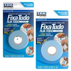 Fita Dupla Face Espuma Ultra Forte 1,50Mt Fixa Tudo Tekbond