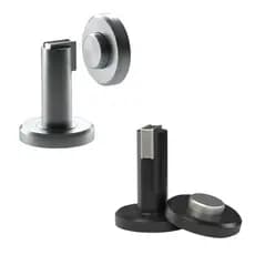 Fixador Trava Porta Magnético Dual Piso Ou Parede Metalico