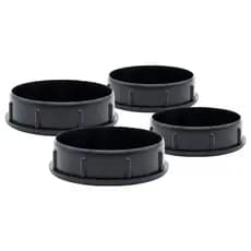 4 Ponteiras Pé De Mesa Tubular Interna Veste Protetor  2 1/2"