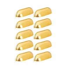 10 Unidades Puxadores De Móveis Cômodas Gaveteiros Concha Gales 64mm